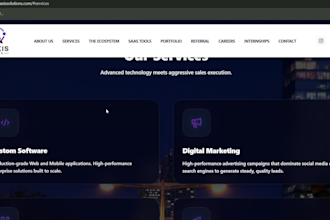 build website design, website development as a full stack developer