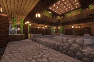 build a detailed medieval minecraft castle or village