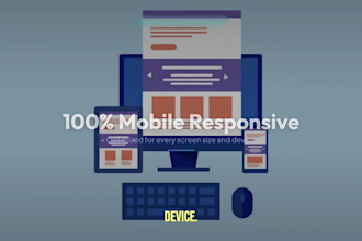 design and develop a modern responsive joomla website