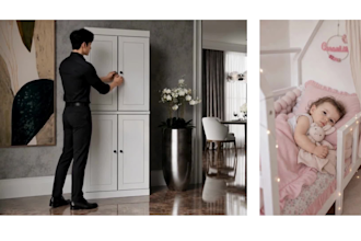 create 3d furniture product animation for brands