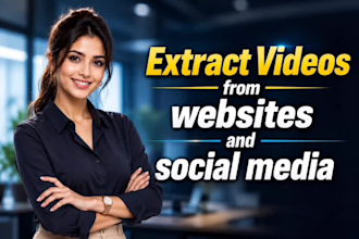 extract or capture online videos from web and social media