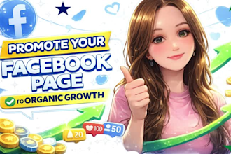 professionally promote your facebook page for organic growth