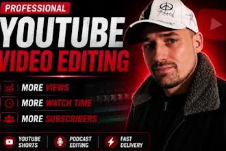 do youtube video editing you tube shorts and podcast editing
