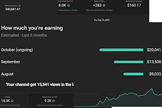 do youtube SEO audit, keyword research and growth strategy