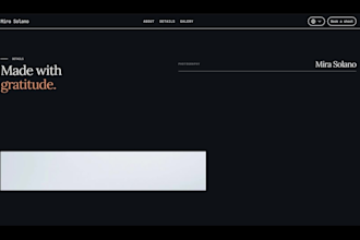 create your personal portfolio website