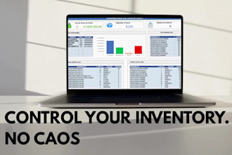 excel inventory system with dashboard