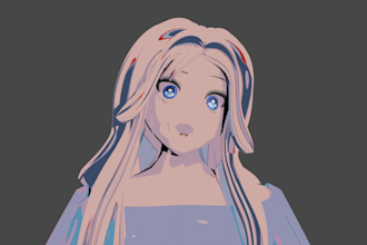 do anime type 3d character design