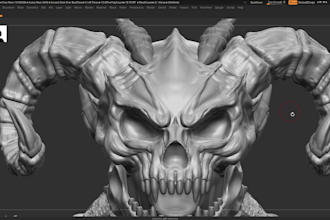sculpt custom 3d character models for 3d printing in stl