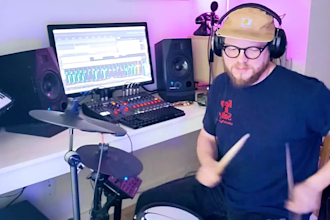 record 90s alternative rock drums for your song