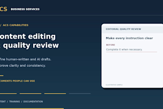 review and improve your sops and employee training materials