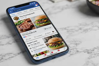setup and optimize social media pages for restaurant and cafe