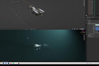 model a game ready 3d spaceship with custom pbr textures and high poly detail