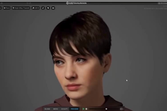 create game rigged character, animated 3d metahuman humanoid ue5 unity avatar