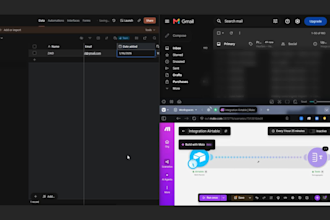 set up automated data syncs and email digest workflows using make,com