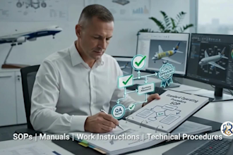 write professional sops work instructions and process document