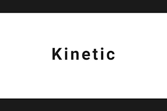 create trendy typography and custom text animation videos