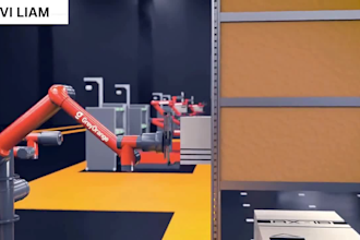 do 3d warehouse logistic animation supply chain animation agv robotic animation