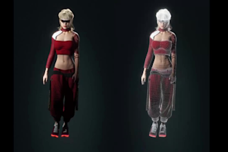 realtime vrm for animaze,game,glb avatar,sci fi,rig3d,face morph,viseme,arkit52