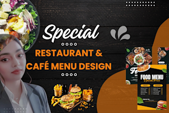 design your food menu or price list