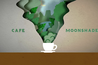 create a unique mixed media and artistic logo animation