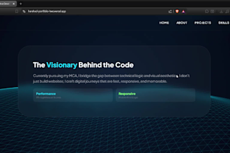 design and develop a modern responsive website