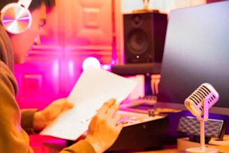 record character voice acting adult english american male voice over