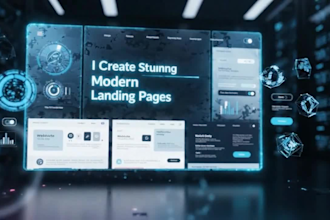design a high converting landing page using ai and modern code