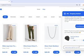 create ai customer support chatbot for shopify or ecommerce store