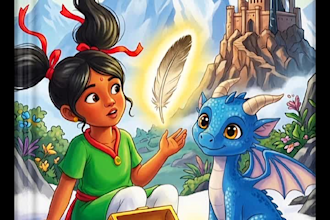 create children story book illustration with consistent characters