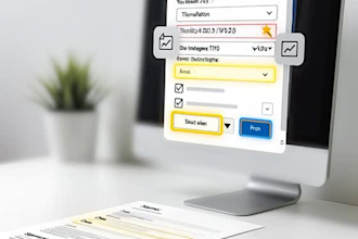 convert excel or word to fillable PDF editable PDF design