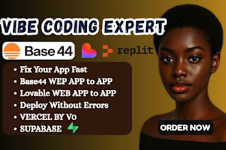 fix and deploy your base44 lovable supabase or replit web app