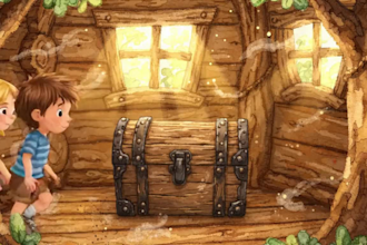 aquarell kinderbuchillustration für kinderbuch geschichtenbuch, buchillustration