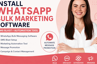 install whatsapp bulk marketing software sms blast automation marketing tools