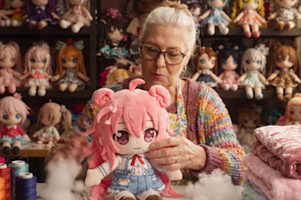 craft a custom plush toy doll, stuffed animal or custom character plushie
