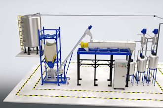 do 3d industrial animation for extraction equipment manufacturing and technical