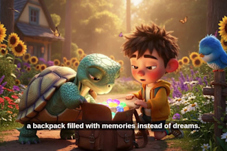 create 3d pixar style ai animation video, ai cartoon character, 3d art cartoon