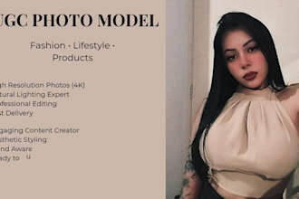 be your female model for lifestyle, product and fashion photos
