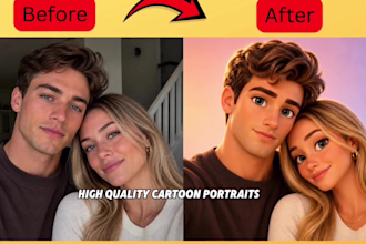 turn your photo into a pixar style cartoon character