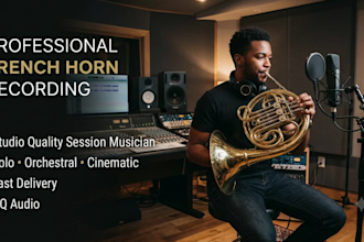 do a professional recording of your french horn ideas