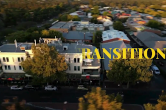 do real estate and drone video editing with motion graphics