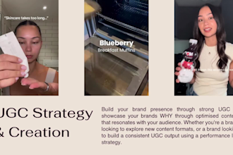 produce strategy led ugc content for your brand