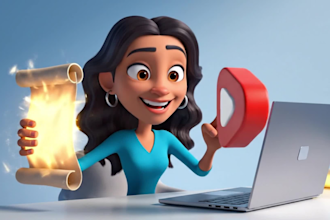 write a viral video script and SEO optimize your upload