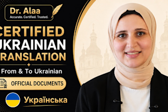 do certified ukrainian translation for visa, immigration and legal documents