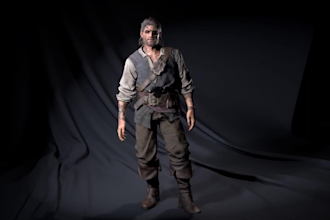 create game ready 3d character assets and vrm avatar