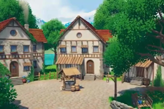 do stylized 3d environment, game level design, pbr environment and modular asset