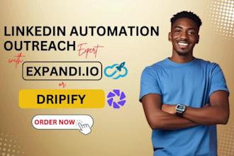 setup n8n linkedin automation outreach on expandi io dripify