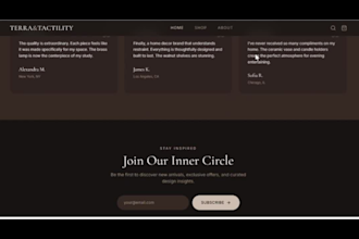 create luxury ai powered website design