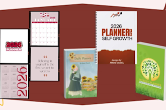 custom design for journal or planner in canva, 2026 planner, kdp prayer journalk