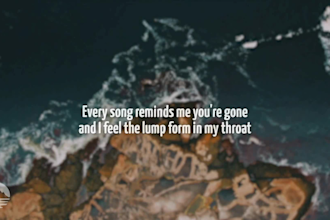 create hand drawn lyric video