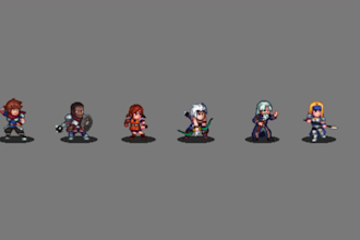 do pixel art animation 2d pixel art sprite sheet character nsfw pixel animation